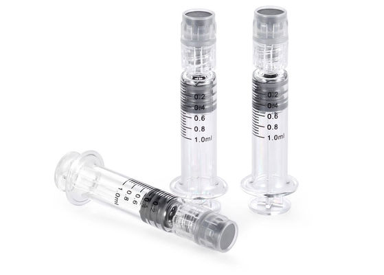 金属のプランジャー50ml Luerロックのガラス耳のスポイトを補充するオイル