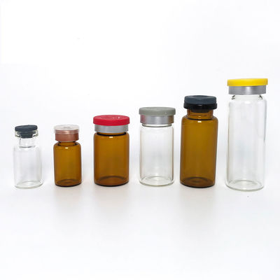 Nonsterile薬剤20CC ND11のこはく色のガラス ビン