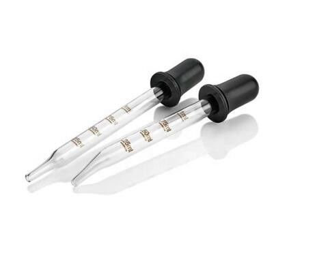 明確な化粧品の精油1ml ND18のガラス ガラスびんの点滴器