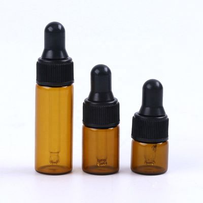 丸いボール空LFGB 30ml MSDSのこはく色の点滴器のびん